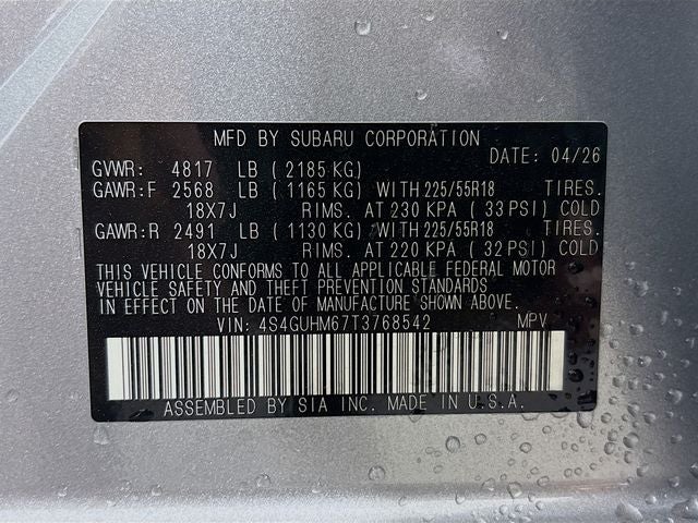 2026 Subaru Crosstrek Limited