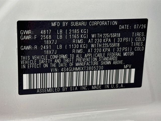 2026 Subaru Crosstrek Limited