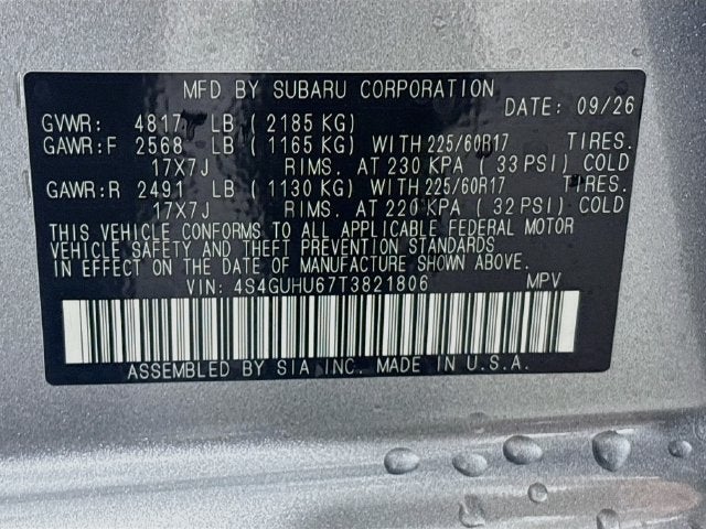 2026 Subaru Crosstrek Wilderness