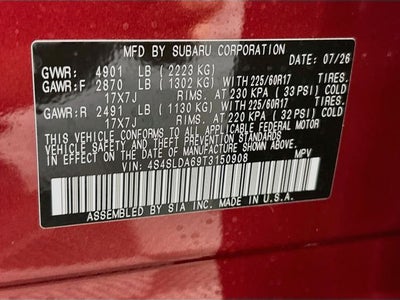 2026 Subaru Forester Base