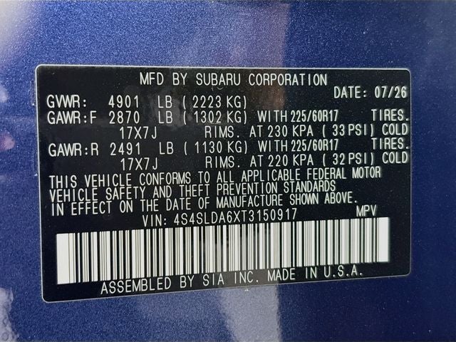 2026 Subaru Forester Base