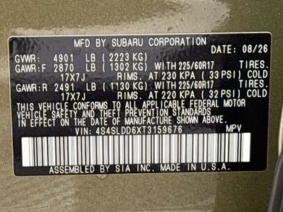 2026 Subaru Forester Premium