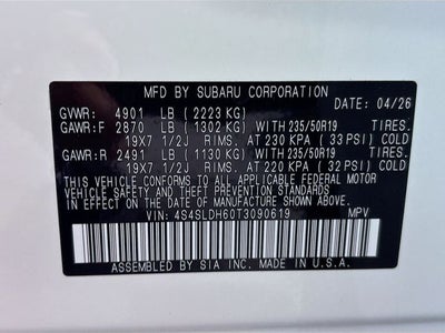 2026 Subaru Forester Sport