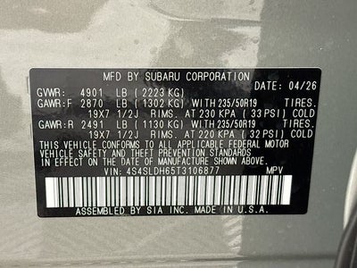 2026 Subaru Forester Sport