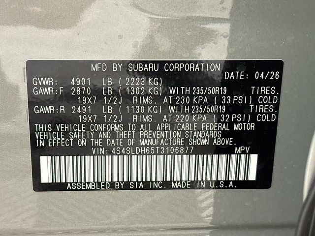 2026 Subaru Forester Sport