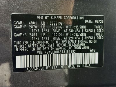 2026 Subaru Forester Sport