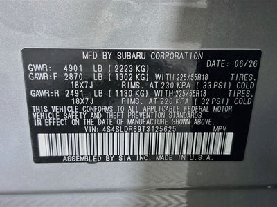 2026 Subaru Forester Limited