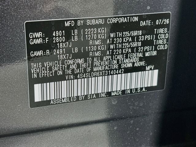 2026 Subaru Forester Limited