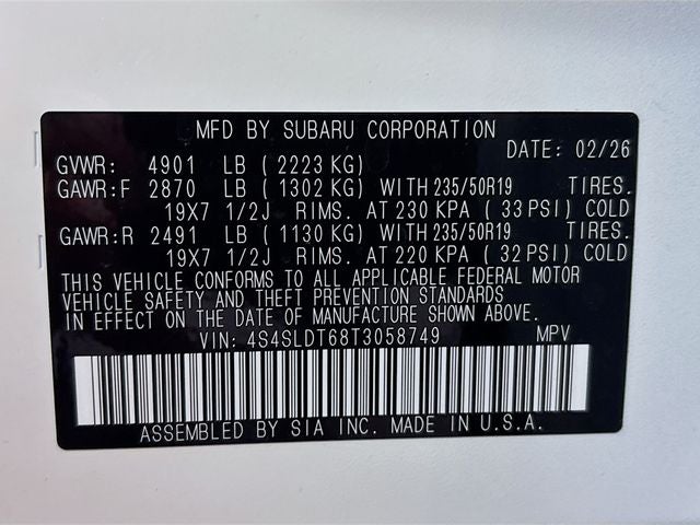 2026 Subaru Forester Touring
