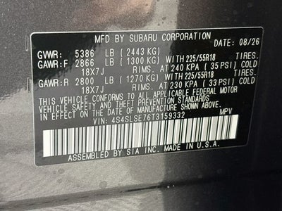 2026 Subaru Forester Hybrid Premium Hybrid