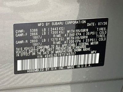 2026 Subaru Forester Hybrid Premium Hybrid