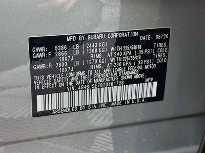 2026 Subaru Forester Hybrid Premium Hybrid