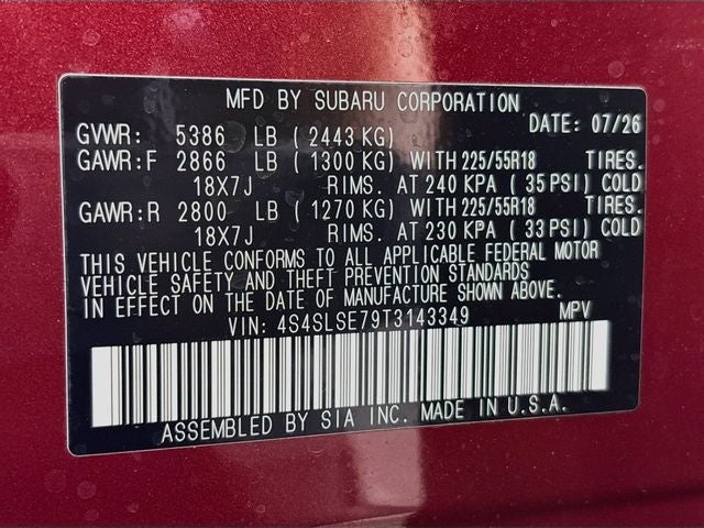2026 Subaru Forester Hybrid Premium Hybrid