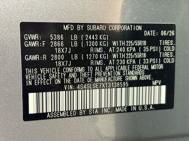 2026 Subaru Forester Hybrid Premium Hybrid