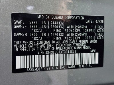 2026 Subaru Forester Hybrid Premium Hybrid