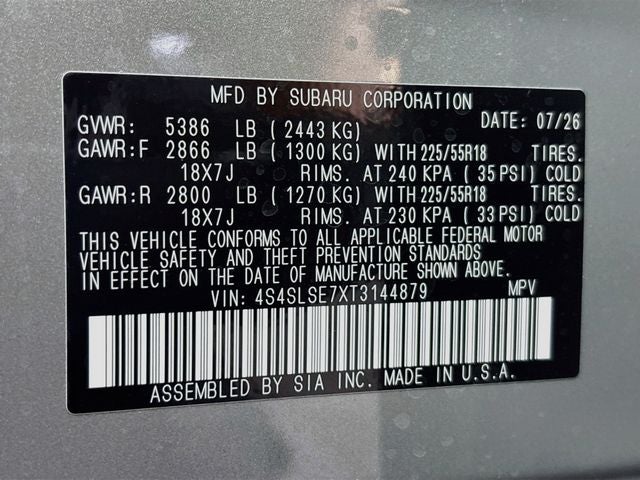 2026 Subaru Forester Hybrid Premium Hybrid