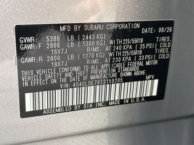 2026 Subaru Forester Hybrid Premium Hybrid