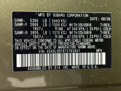 2026 Subaru Forester Hybrid Limited Hybrid