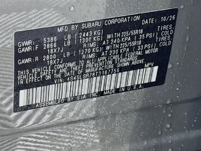 2026 Subaru Hybrid Forester Limited Hybrid