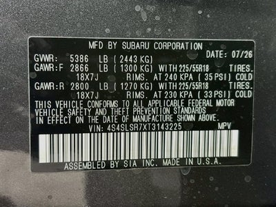 2026 Subaru Forester Limited Hybrid