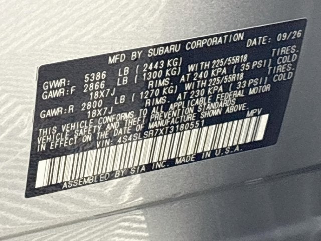 2026 Subaru Forester Hybrid Limited Hybrid