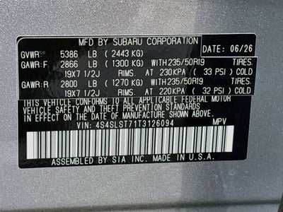 2026 Subaru Forester Touring Hybrid