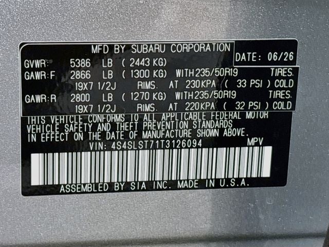 2026 Subaru Forester Touring Hybrid