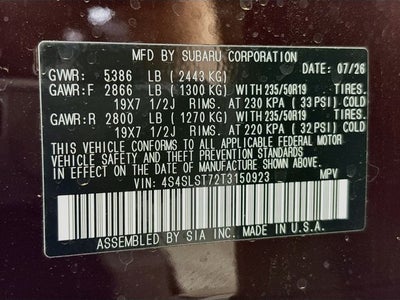 2026 Subaru Forester Touring Hybrid