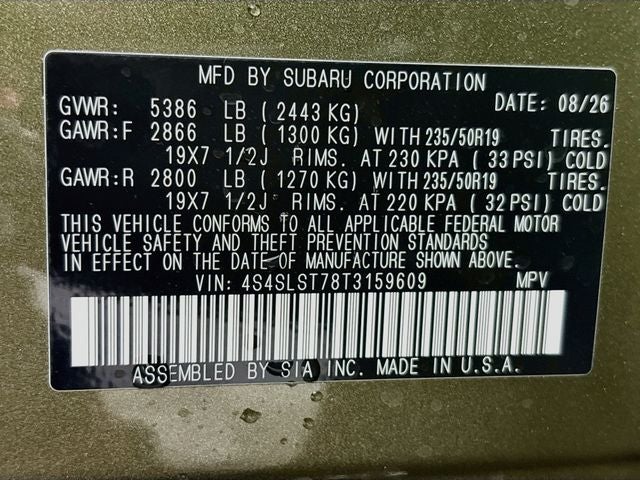 2026 Subaru Forester Hybrid Touring Hybrid