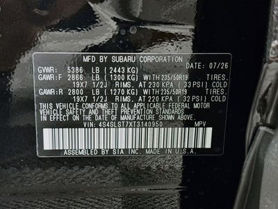 2026 Subaru Forester Hybrid Touring Hybrid