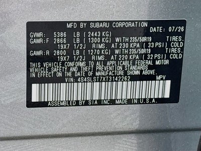 2026 Subaru Forester Hybrid Touring Hybrid