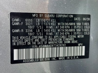 2026 Subaru Ascent Premium