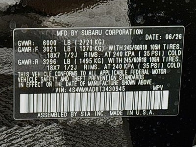 2026 Subaru Ascent Premium