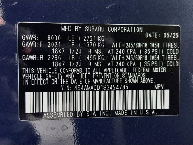 2025 Subaru Ascent Premium
