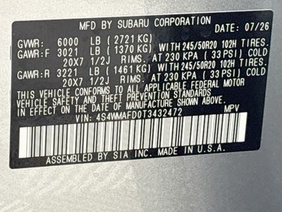 2026 Subaru Ascent Limited