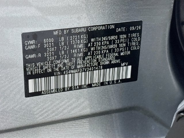 2027 Subaru Ascent Limited