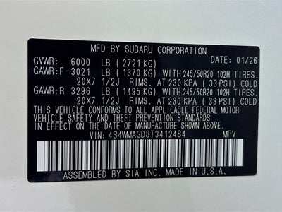 2026 Subaru Ascent Limited