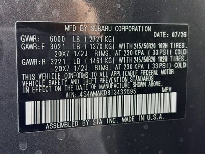 2026 Subaru Ascent Touring