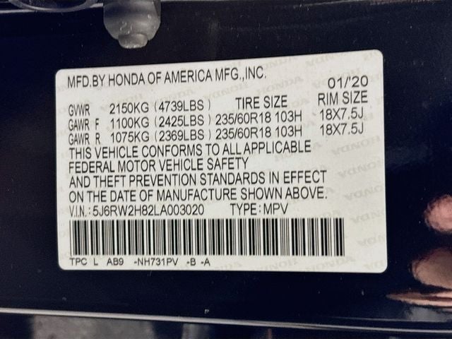 2020 Honda CR-V EX-L