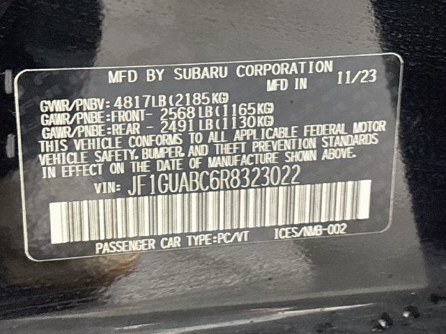 2024 Subaru Impreza Base