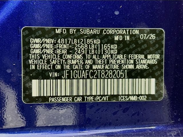 2026 Subaru Impreza Sport