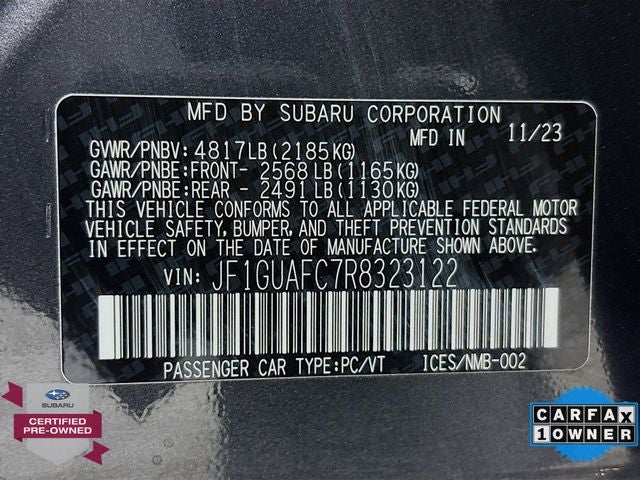 2024 Subaru Impreza Sport