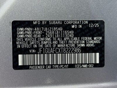 2026 Subaru Impreza Sport