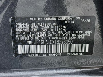 2026 Subaru Impreza Sport