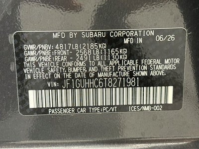 2026 Subaru Impreza 2.5RS