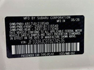 2026 Subaru Impreza 2.5RS