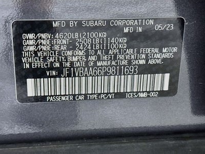 2023 Subaru WRX Base