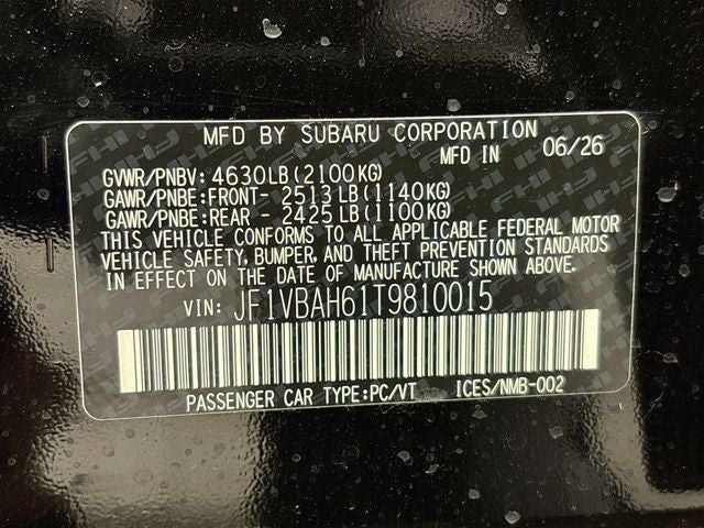 2026 Subaru WRX Base