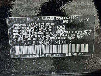 2026 Subaru WRX Premium