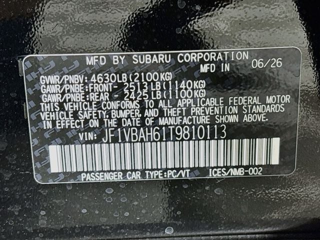2026 Subaru WRX Premium